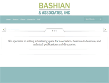 Tablet Screenshot of bashian.com